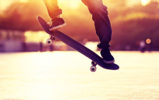 Skateboarding